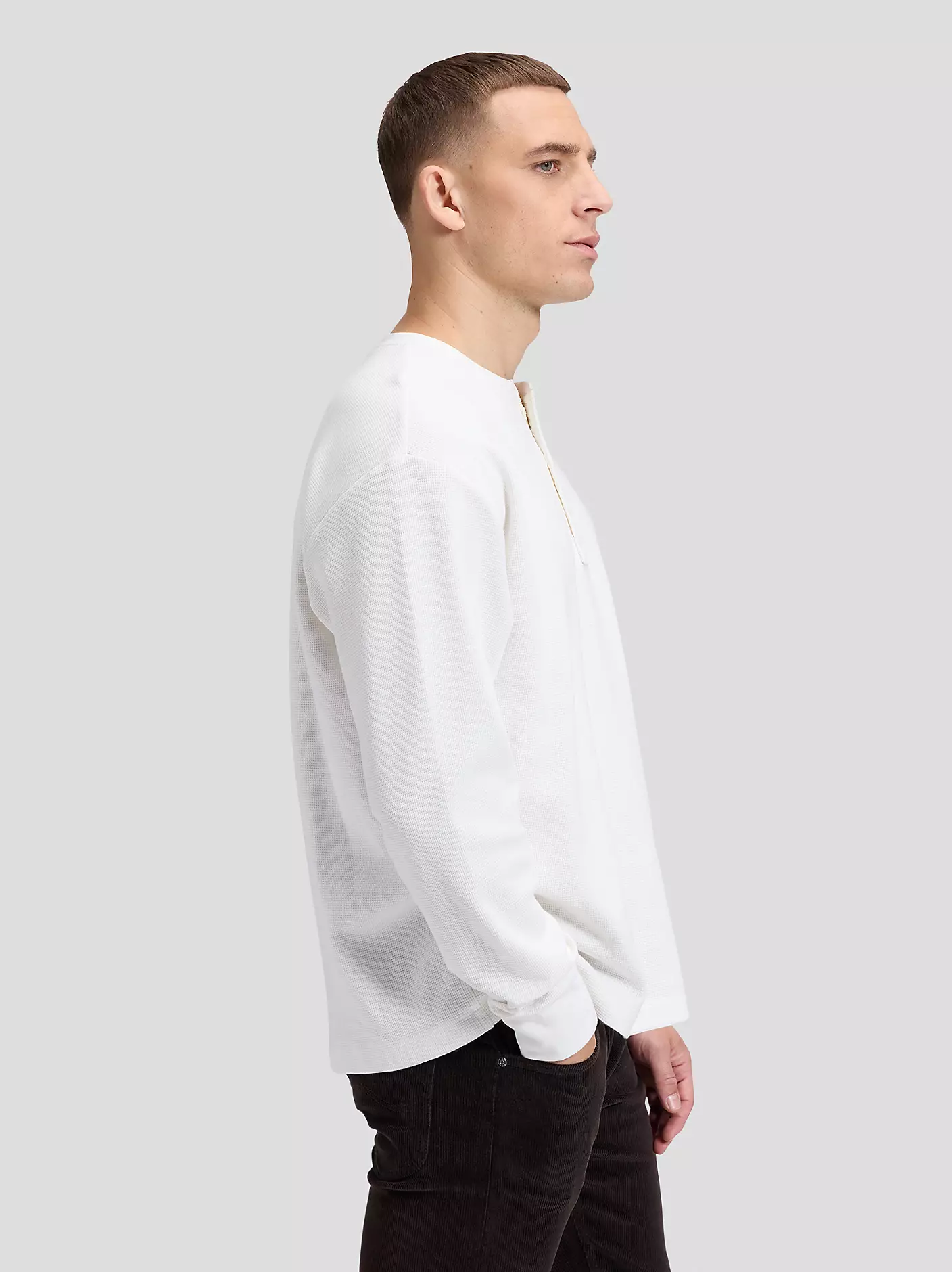 lee jeans henley tröja långärm bomull 11238641