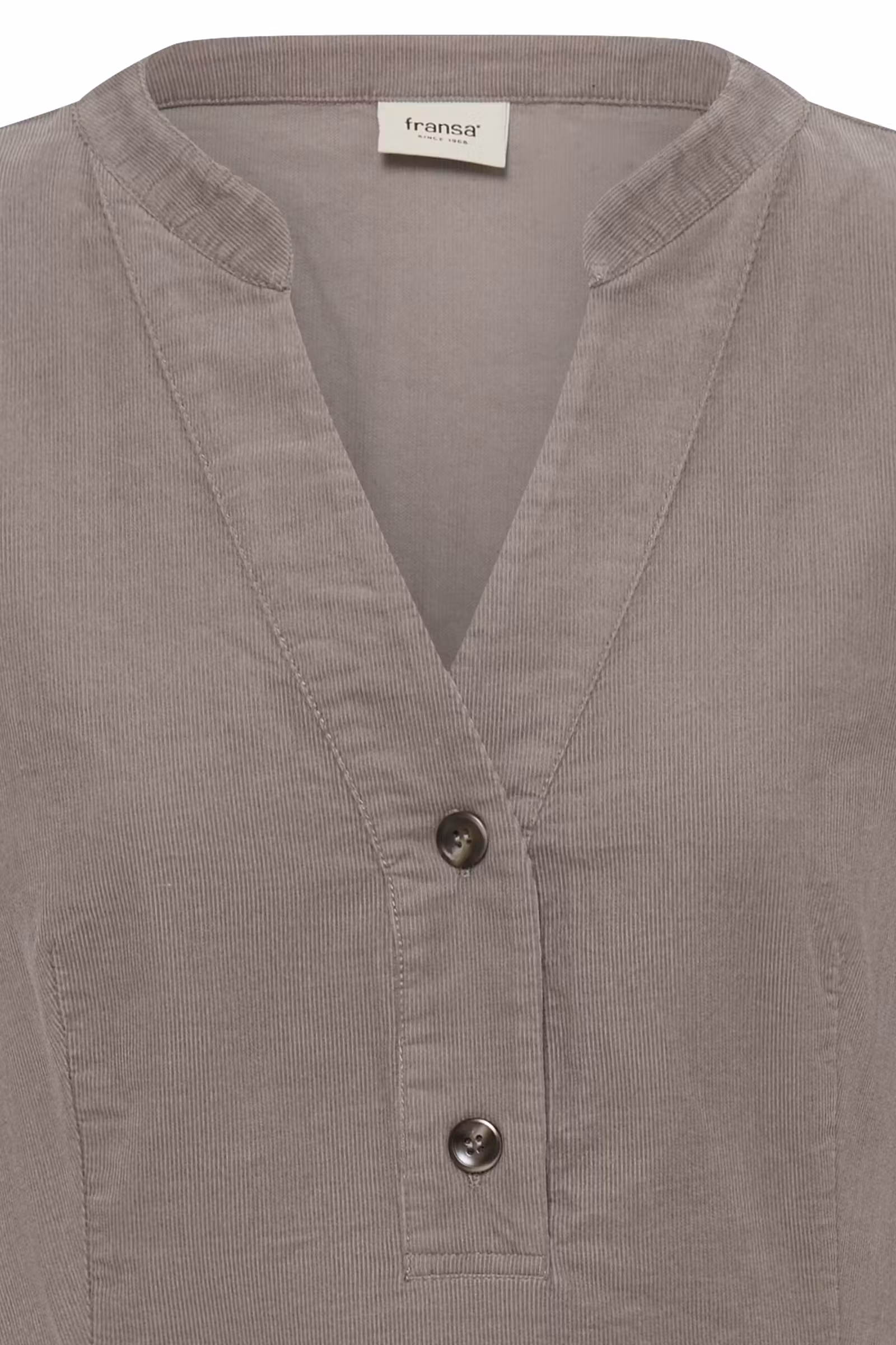 fransa cory dress klänning manchester v-neck bomull 20618380