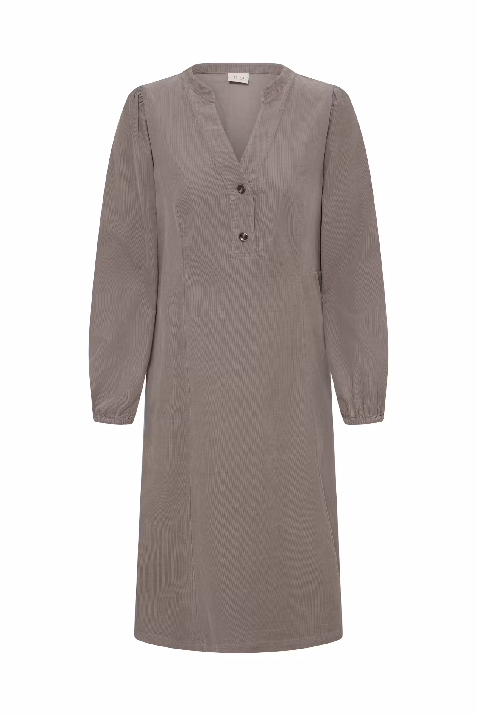 fransa cory dress klänning manchester v-neck bomull 20618380