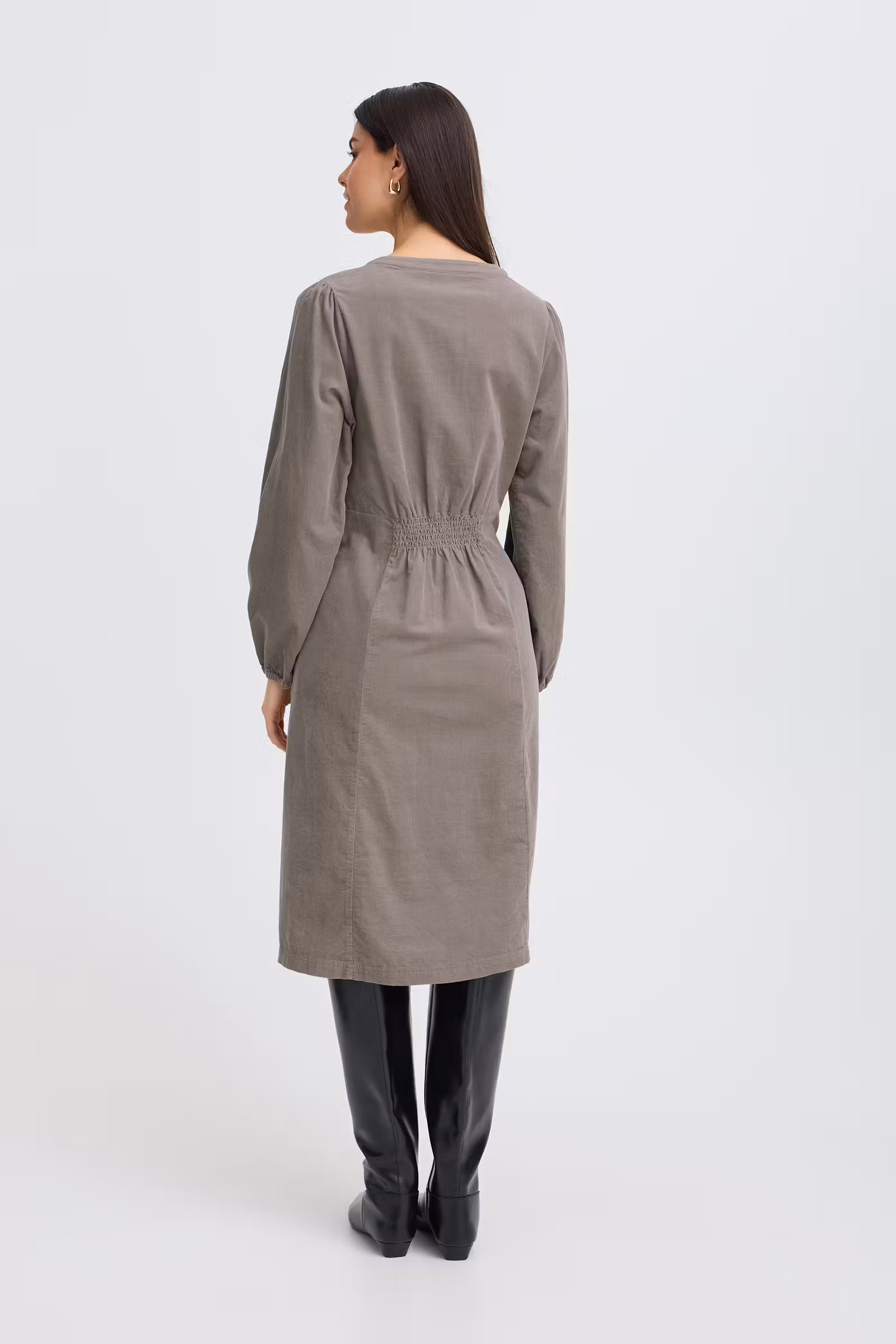 fransa cory dress klänning manchester v-neck bomull 20618380