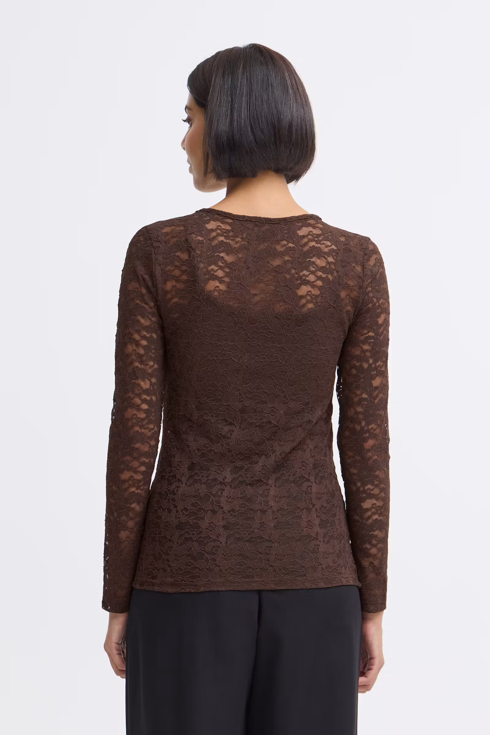 fransa detala tee top transparent spets 20619242