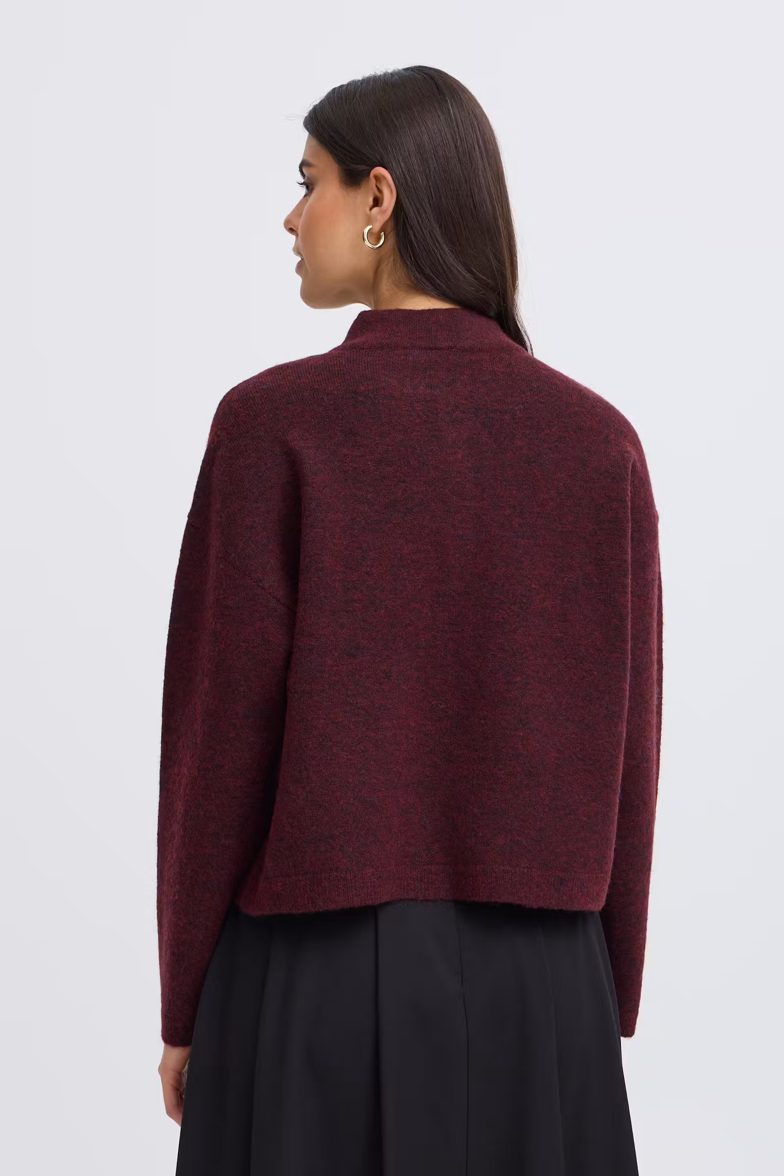 fransa sanny cardigan kofta stickad högkrage 20618298