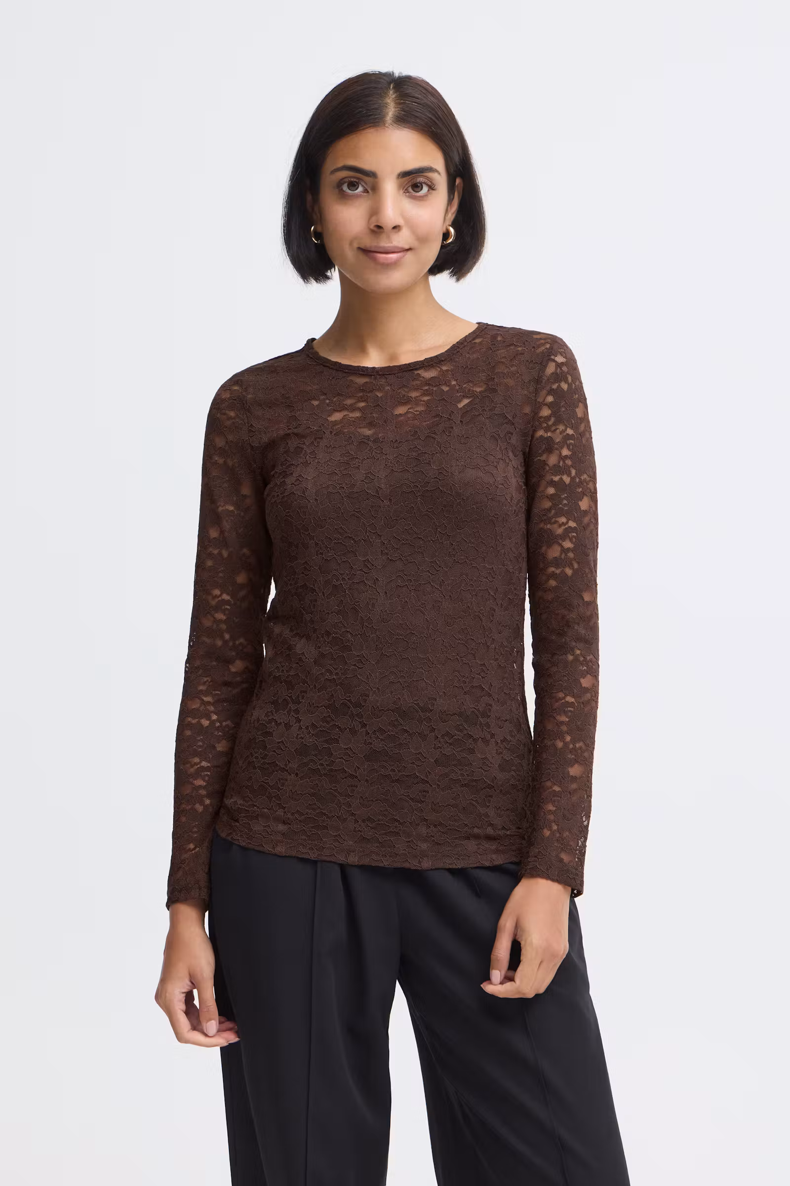 fransa detala tee top transparent spets 20619242