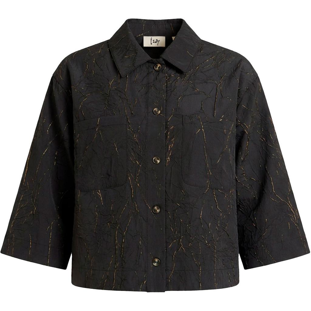 isay odine jacka blus 3/4 lång ärm 58047