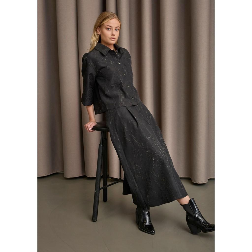 isay odine skirt kjol struktur lång fest 58046