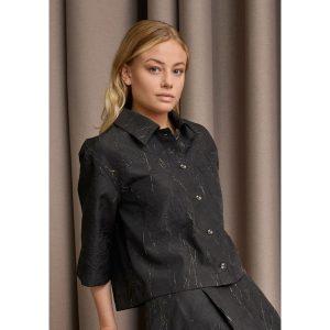 isay odine jacka blus 3/4 lång ärm 58047