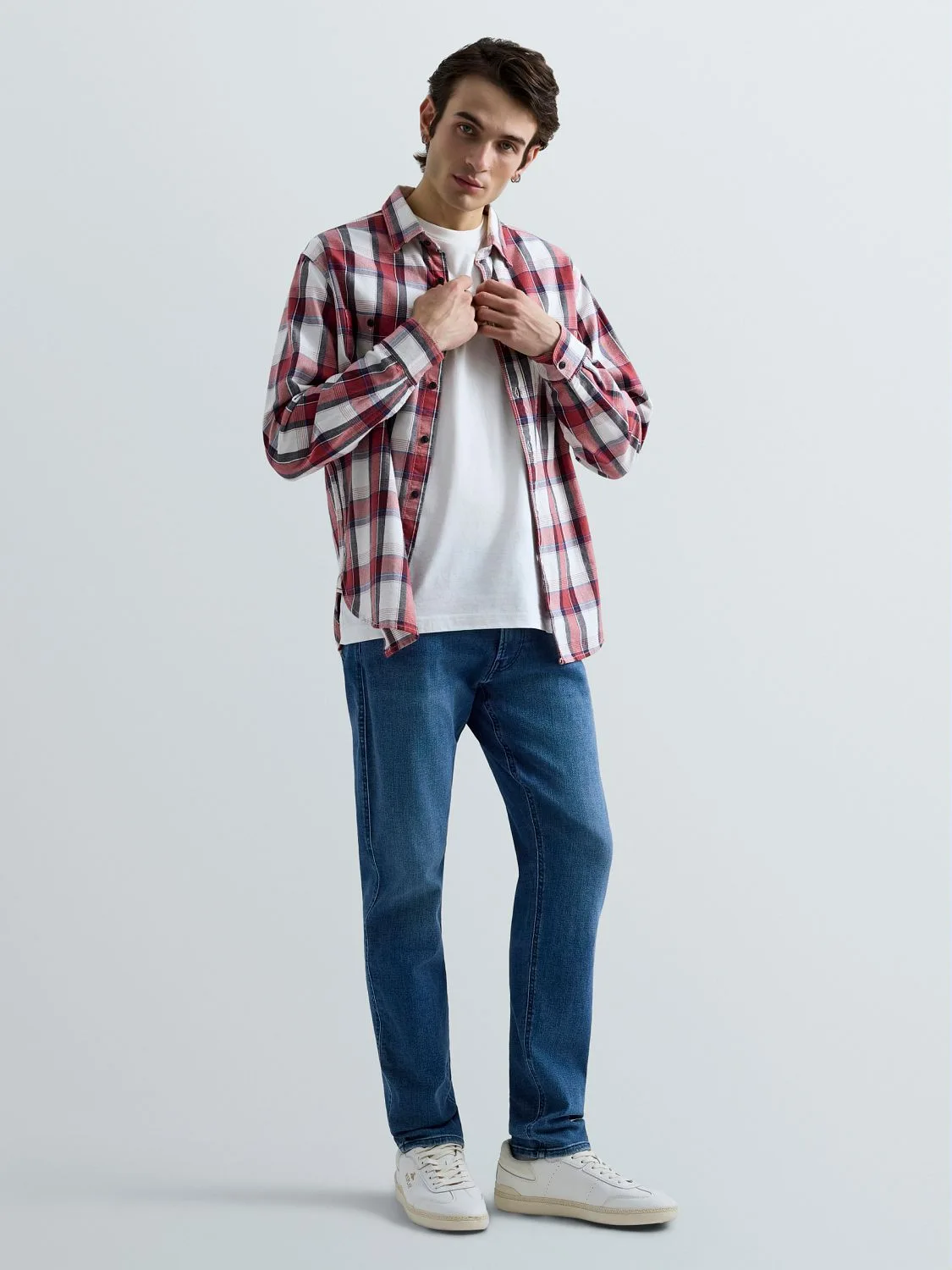 replay jeans stretch anbass blå M914.000.261 C39