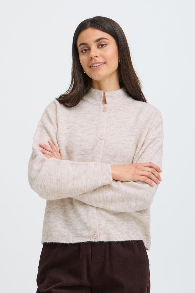 fransa sanny cardigan kofta stickad högkrage 20618298