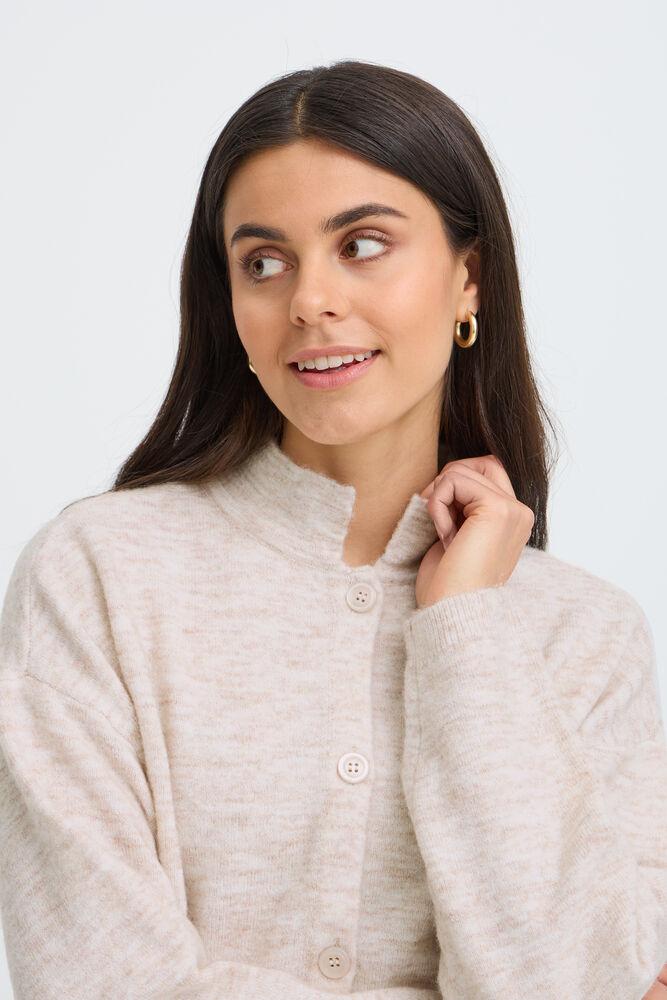fransa sanny cardigan kofta stickad högkrage 20618298
