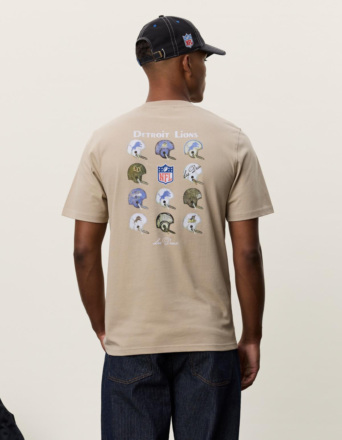 les deux nfl t-shirt helmet loggor bomull 1003221