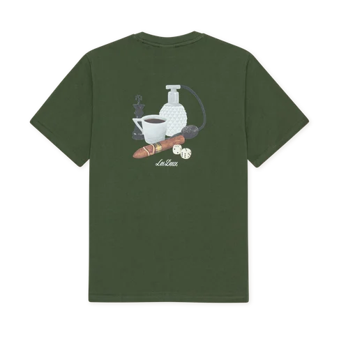 les deux saloon t-shirt backprint rund hals bomull 1002722