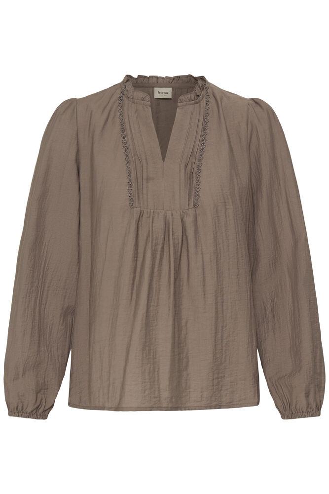 fransa gida blus v-neck långärm viskos 20618199