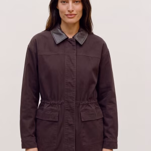 vero moda jill lång coat jacka denim 10354093